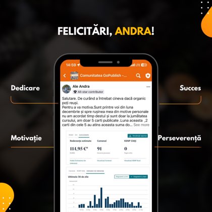 Mesaj din comunitatea GoPublish