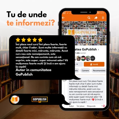 Mesaj din comunitatea GoPublish
