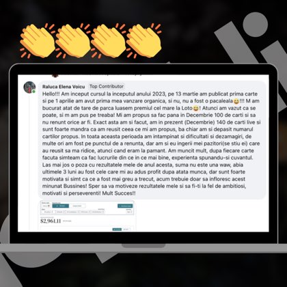 Mesaj din comunitatea GoPublish